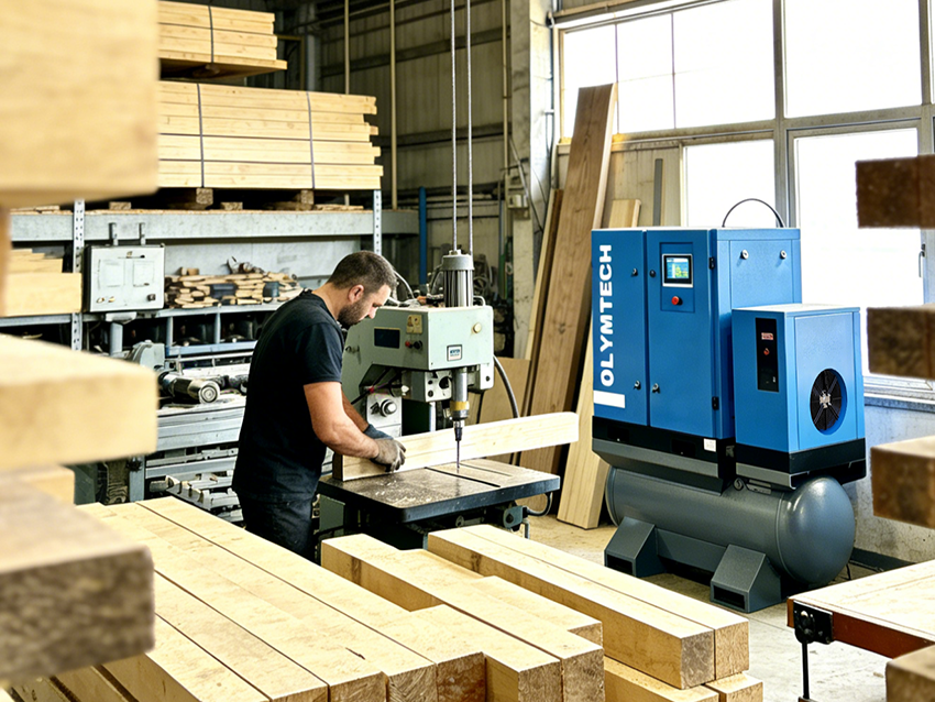 How to Choose an Air Compressor for Woodworking Machinery 